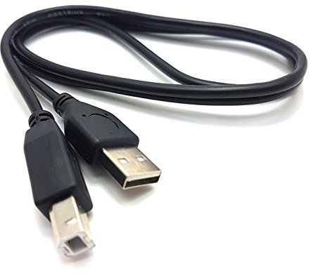 MainCore 2m long High Speed USB to Printer, Scanner Cable Lead