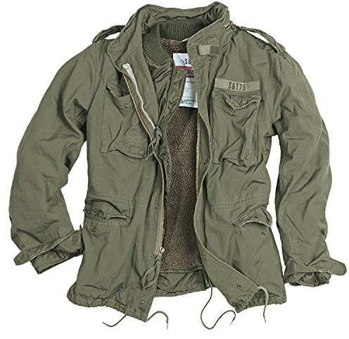 TROOPER M65 Régiment Géante Veste Parka S - 5XL Im UD Thinsulate Bonnet Bundle - Olive, 5XL