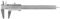 Mahr 4100650 MarCal 16 GN - Calibro con display analogico, gamma di misurazione 0-150 mm, lunghezza 228 mm