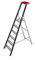 Escalux V22456 Prolux Plus Escabeau Professionnel 6 Marches, Gris