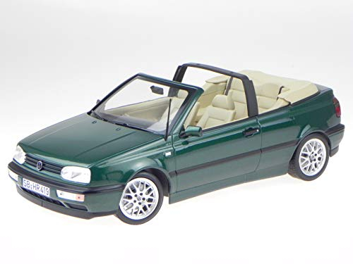 Norev VW Golf 3 Cabrio 1995 blau grün metallic Modellauto 188431 1:18