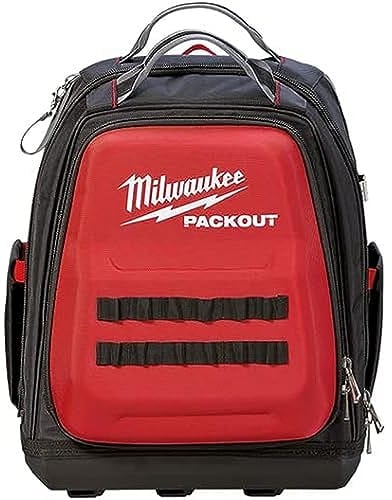 ZAINO PACCHETTO | MILWAUKEE | MODELLO 4932471131 | 1680D | 48 TASCHE | IMBOTTITURA AGGIUNTIVA | CINTURA PETTO | BASE POLIMERO |