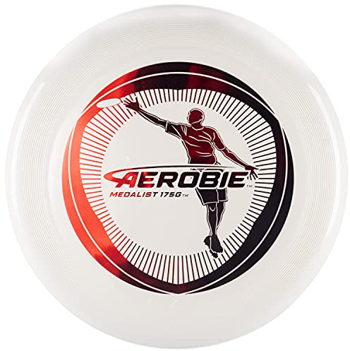 Aerobie Medalist Ultimate Disc 175 g – Spin Master 27 cm Durchmesser (Grafik kann variieren) (weiß)