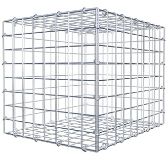 Gabiona Steinkorb-Gabione eckig, Maschenweite 5 x 5 cm, Tiefe 40 cm, Gabione 50 x 40 x 40 cm (L x H x T), C-Ring