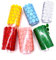 Delmkin - 144 pares de puntos de velcro autoadhesivos, 15 mm, autoadhesivos, para papel, plástico, vidrio, cuero, metal, prendas (6 colores)