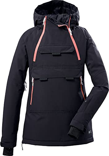 Killtec Mädchen Ksw 46 Grls Ski Wndbrkr Ski Windbreaker mit Kapuze und Schneefang