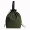 LELE LIFE Isolierte Lunchtasche aus Segeltuch mit Kordelzug, weit offen, faltbar und leicht, Kühltasche für Arbeit, Büro, Picknick, Grün