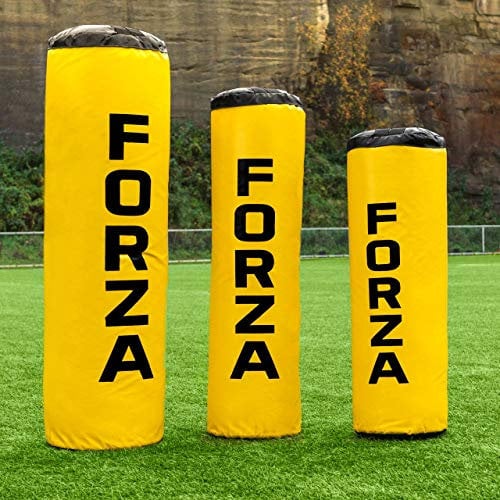 FORZA Full Height Rugby Tackle Bag | Heavy-Duty Durable Training Equipment -UK Made with Industrial Grade Weather Resistant Material – for Youth and Senior Players (Without Tackle Ring, Junior (9kg))