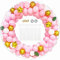 Balloon Arched Kit,Kit d'arche de Ballon Circulaire,Support de Ballon de Table réglable,pour Anniversaire,Mariage,fête,Noël,Fête de Naissance,Remise des Diplômes et Décoration
