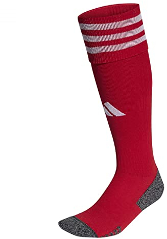 adidas Unisex Adi 23 Socks, Team Power Red 2 / White, 10.5-12.5