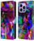 Head Case Designs Officially Licensed Haroulita Rainbow Skull Assorted Designs Leather Wallet Case Compatible With Apple iPhone 14 Pro Max