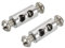 PATIKIL Wire Rope Clips, 1 Set/20cs Steel Cable Clamps 3mm 3.5mm Double Holes Wire Lock Rope Fittings Clip with M4*0.7 Screws for Cable