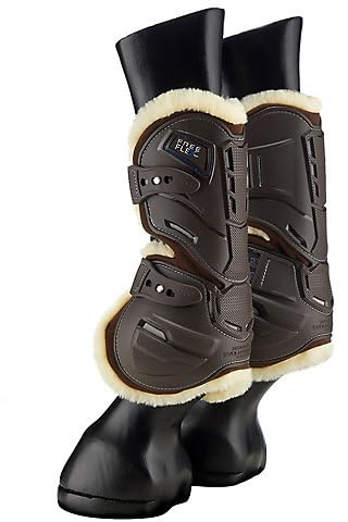 Stübben Hybrid Springgamaschen Fleece - braun - M