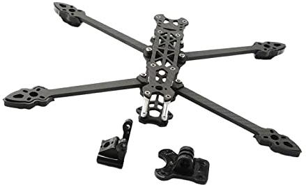 Colcolo Drohnenrahmen Quad Frame 7 RC Drohne mit Druckteil, Schwarz