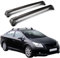 HYGGLY 2 Stück Auto Dachträger für Toyota Avensis Estate T27 2009-2019, Top Crossbar Aluminiumlegierung Dachgepäckträger Querträger Dachgepäckablage Relingträger Zubehör,Black/a