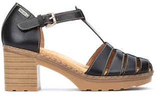 Pikolinos Absatzsandalen in Leder CANARIAS für Frauen Farbe Black