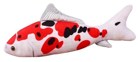 Fonowx Fisch Plüschtier Groß, Fish Plush Toy Hugging Pillows, Simulation Fische Stofftiere, Fischspielzeug Fisch Dekokissen für Sofa Teppich Bett Auto Kinder Geburtstagsgeschenke, Wohnkultur, Stil b