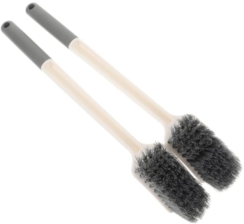 Beaupretty 2pièces Brosse De Cuisine pour Laver Casseroles Et Bols Manche Long Lot de Brosses De Nettoyage
