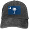 Baseballkappe Flagge Von South Carolina Baseballmütze Verstellbare Sonnenblende Mütze Retro Baseball Cap Für Teenager, Reisen, Tennis