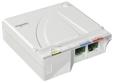 dispositif terminaison intérieur optique équipé 2 traversées sc/apc - schneider electric vdir326030