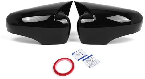 Mulcort 2pcs Side Mirror Cover Door Wing Mirror Cover Cap Car Side Mirror Protector Replacement for Renault Clio 4 2012-2019 963735617R 963749835R