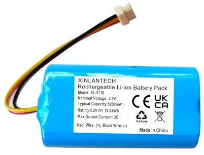 3.7v 1s2p 5200mah Batteries for AOSU V8s1ax11, V8p1ax11 and Botslab Video Doorbell Camera R811 R810 Battery Replacement