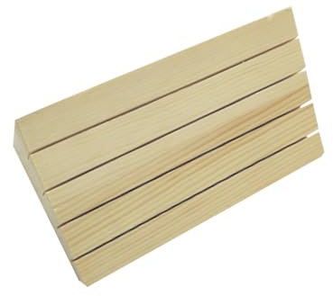 HONMEET Spielunterstützung Tablett Spielen Spielkartenfach Kartenspielhalter Mesa de Domino Display-Basis Spielen DIY Homemade Spielkarten-Zubehör Ornaments Spielbasis Holzsockel Bambus