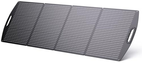 [Cellule Solaire N-Type] BigBlue ETFE Panneaux Solaires Pliables 200W, Cellule Solaire Monocristalline pour Générateur Solaire et Batterie, IP68 Étanchéité pour sur balcon, le Camping et le RV