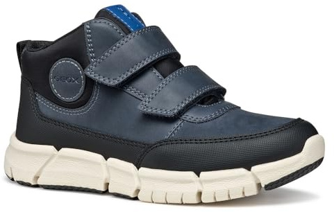 Geox J Flexyper Boy, Stivale alla Caviglia, Blu Navy, 36 EU