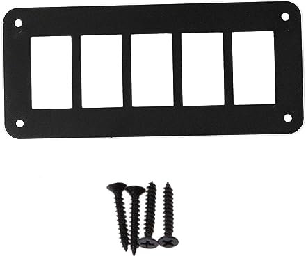 Oshhni Montagehalterung für Wippschalter, Aluminium, passend für Arb/Carling Boote und Motorräder, 5 Wege