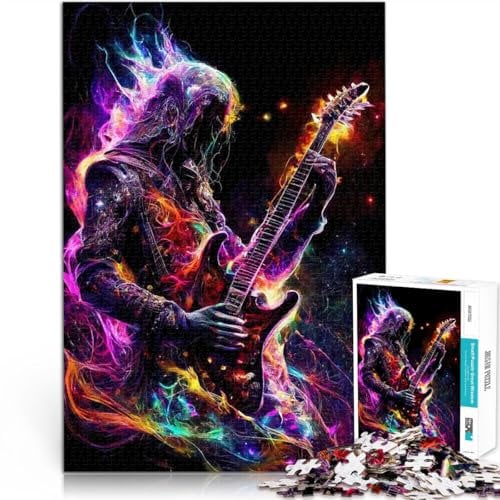 1000 Piece Jigsaws for teenagers Puzzle Heavy Metal Dekomprimierendes intellektuelles Lernspielzeug Ein Kunstwerk38x26cm