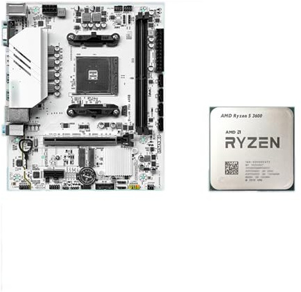 Motherboard Fit For JGINYUE R5-3600 6C12T CPU B450M PRO ARGB Kit scheda madre PC desktop DDR4 MAX 32GB combo Bundle DIY Office home light gaming