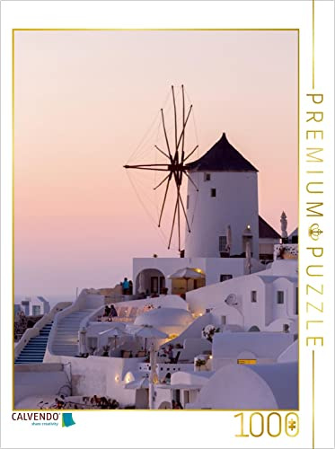 CALVENDO Puzzle Insel des Lichts - Santorini | 1000 Teile Lege-Größe 48 x 64 cm Foto-Puzzle für glückliche Stunden
