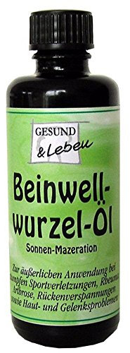 doc phytolabor | doc nature´s Bio BEINWELL WURZEL Jojoba-Öl | Zur Pflege von Sehnen & Gelenken | Bei verhärteten Muskeln | Mit Allantoin | 50 ml