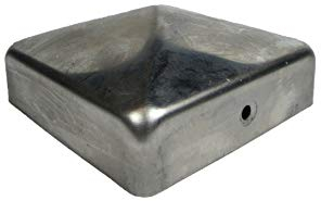 Pfostenkappe Pyramide Edelstahl 71 x 71 mm (1) Stück