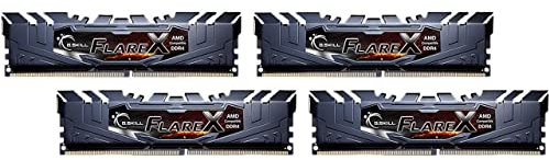 G.SKILL 32GB Flare X DDR4 3200MHz PC4-25600 für AMD Ryzen CL16 Quad Channel Kit (4x8GB)