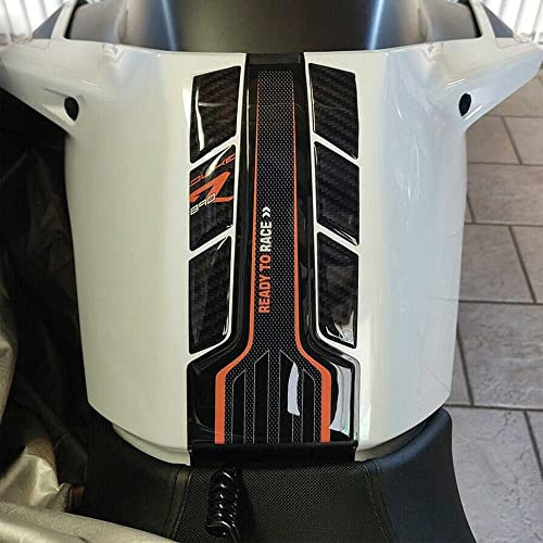 LABELBIKE 3D Aufkleber Motorrad Tankpad kompatibel mit KTM | 890 DUKE R nackt, Harzschutz, Kratzfestigkeit, Dekoration