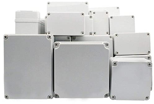 SUPERTOOL Projektbox, ABS-Kunststoffabdeckung, IP67, elektronische Abzweigdose, wasserdicht, Gehäuse, Instrumentenkoffer DIY (1 Stück – 95 x 65 x 55 mm)