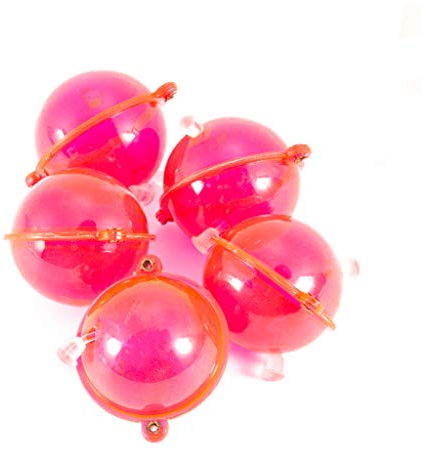 S-TROUBLE Schwimmt, 5 Stück/Set Angelschwimmer ABS Kunststoffkugeln Wasserkugel Blase Schwimmt Angeln Angeln Outdoor Zubehör Blau Rot 25/32/40/47mm