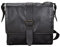fixbag FB1447134 - Fahrrad-Umhängetasche mit Klickfix Adapterplatte + Caddy Adapter, Laptoptasche für 12 Zoll Notebooks, Schultertasche aus Echt Leder, ca. 32 x 34 x 13 cm, Dunkelbraun