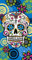 Miracle Home. Toalla Microfibra Calabera Mexican, 100% Poliéster, 95 X 175 Cm. Turquesa. 11749