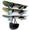 BEARUT Skateboard Rack Longboard Storage Rack, Ski Snowboard Holder Wall Mount Floating Shelf, Skateboard Organizer
