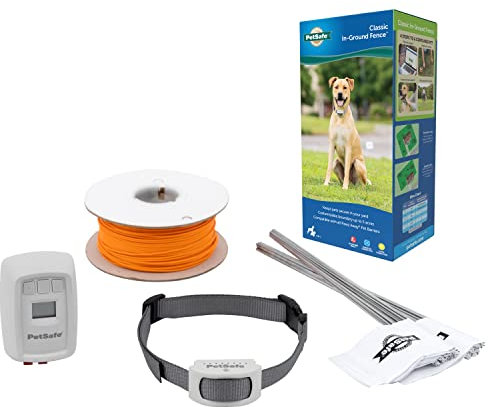 PetSafe Clôture Filaire Classique pour Chiens et Chats – portée Jusqu’à 2 hectares – 150 mètres de Fil Inclus