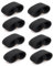 HsentimenH 8 Stück Elastische Gürtelhalter für Dienstgürtel, Elastische Gürtelschlaufen Rucksackgurt Halter Gürtel bleiben Schleifen Taktische Gürtelhalter Halter Band für 3,5cm-4cm Gürtel Riemen