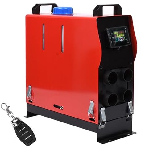 TRAGLO 5-kW-Dieselheizung All-in-One, 12/24 V, superleise Wohnmobil-Heizung mit Fernbedienung und LCD-Bildschirm, schnelle Heizung für LKW, Auto, Boot, Wohnwagen im Innenbereich