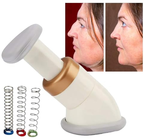 Neckline Slimmer Toning-Massagegerät, Neck Toning-Gerät, Doppelkinn-Reduzierer, Gesichts- und Nackenmassage für Männer und Frauen, Gesichtshalslinien-Trainingsgerät, Facelift-Gerät Tedious