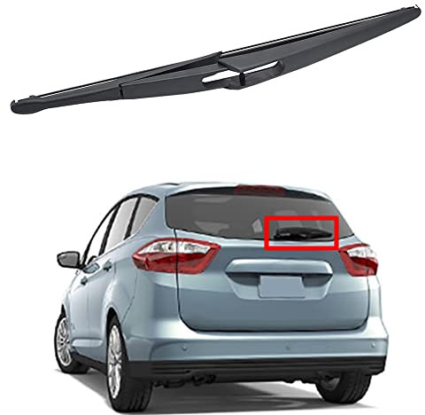 MengZJ 12 Automotive Scheibenwischer Rear Für Ford C-Max MK2 2011 2012 2013 2014 2015 2016 2017 2018-2023, Wischerblatt Wischerarm hinten Scheibenwischer Teile