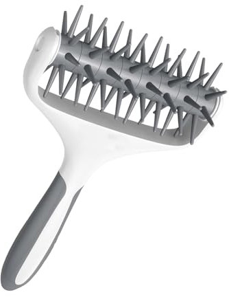 volumoon Rodillo para Pizza, Rodillo de Masa con Púas, Accesorios para Hacer Pizza, Evita que Burbujas, Perforadora para Masa de Pizza, Herramienta para Hornear para Pizza, Galletas y Pan