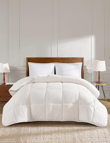 YnM Gewichtsdecke Queen 9 kg, schwere, übergroße gewichtete Decke (neutrales Beige, 9 kg, 228,6 x 228,6 cm L x 228 B)