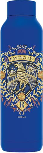 Quokka HP Ravenclaw - Borraccia termica in acciaio inox Solid Ultramarine 630 ml